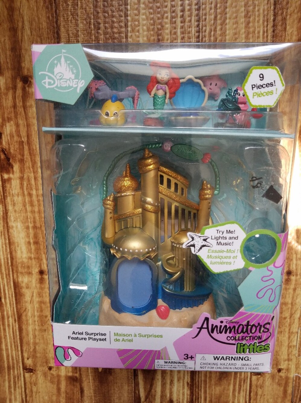 Disney Store Animators' Collection Littles Ariel Micro Playset Little Mermaid